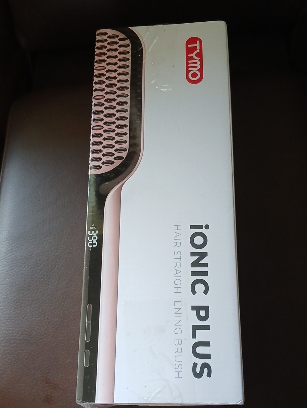 Tymo Ionic Plus Pink Hair Straightening Brush.   D
